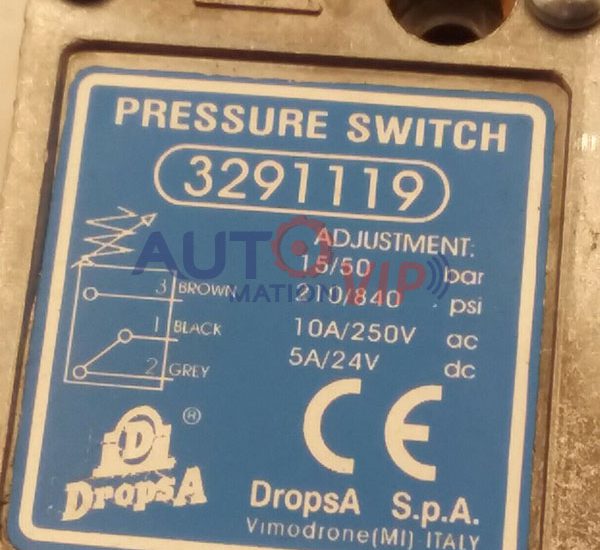 3291119 DropsA Pressure Switch