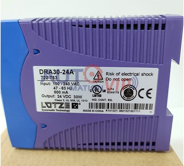 DRAN30-24, CHINFA Switch Mode DIN Rail Power Supply