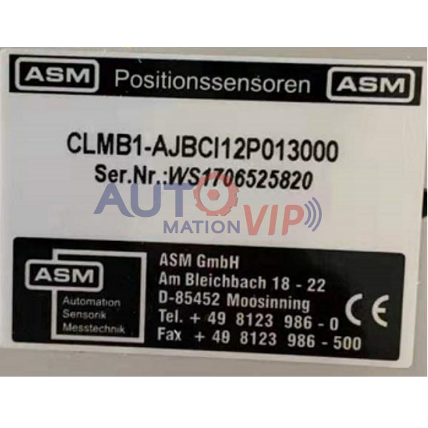 CLMB1-AJBCI12P013000 CLMZ31-CE1A1K2500 ASM Automatic Sensor