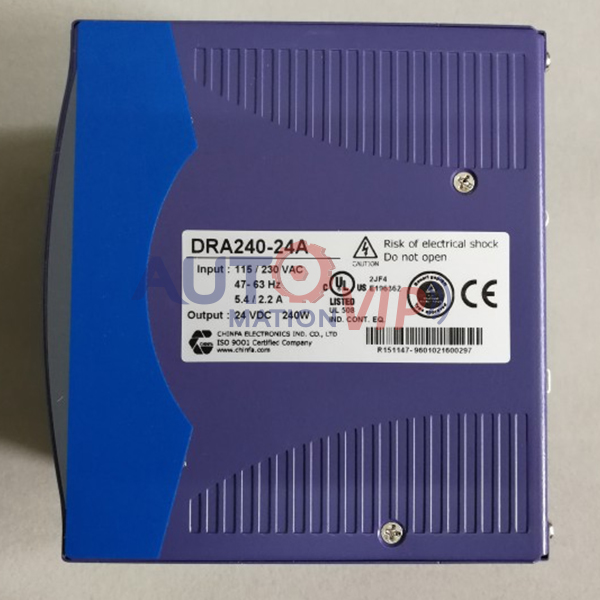 DRA240-24A Chinfa DIN Rail Power Supply