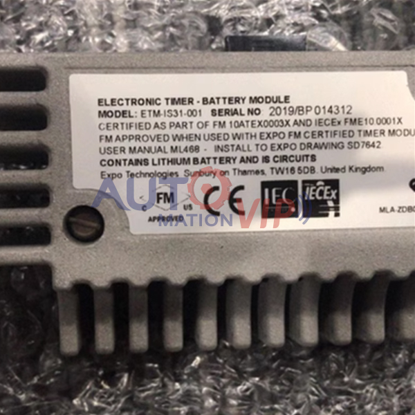 ETM-IS31-001 EXPO Timer Battery Module