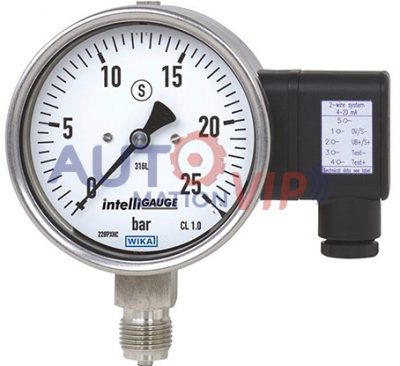 PGT23.100, PGT23.160, WIKA Bourdon Tube Pressure Gauge With Output Signal