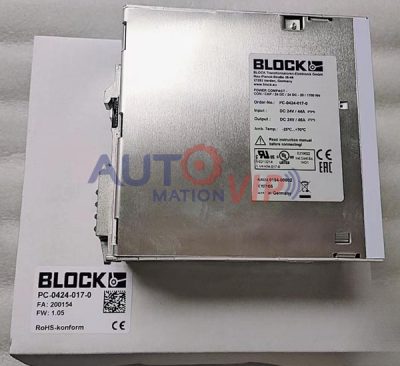 PVSB 400/24-20 PVSE 400/24-10 BLOCK Rail Power Supply