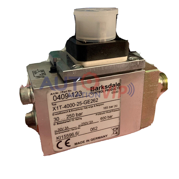 X1T-4000-25-GE262 Barksdale Pressure Switch