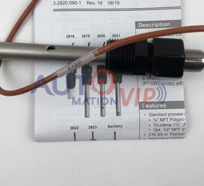 3-2820.090-1 Pure Water Electrode Conductivity Sensor
