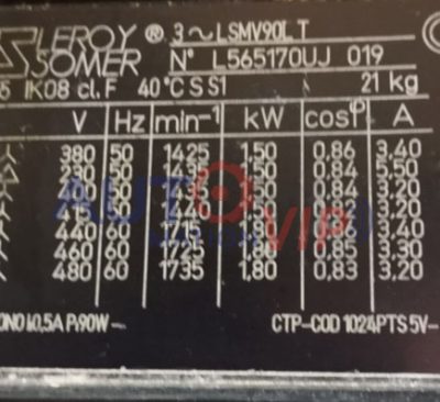 LSMV90LT LEROY SOMER Elektromotor