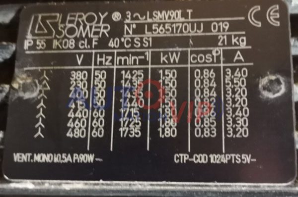 LSMV90LT LEROY SOMER Elektromotor