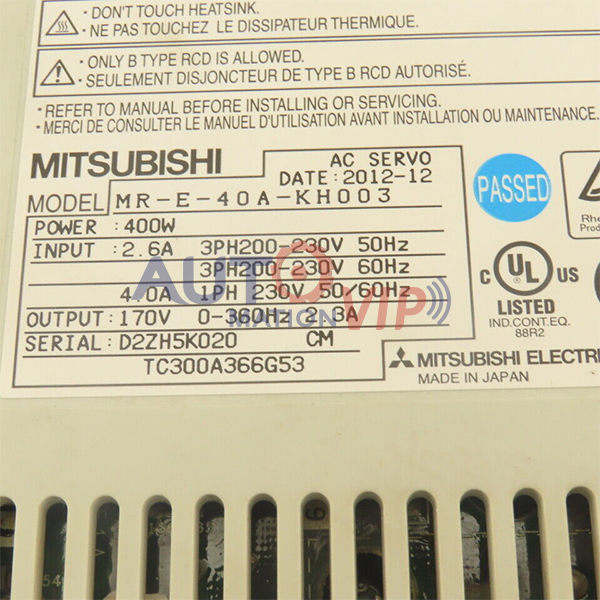 MR-E-40A-KH003 MITSUBISHI Servo Drive