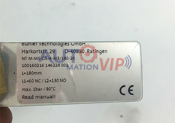 NT M-MS-G3/4-M3/180-2K Buhler Temperature Switch
