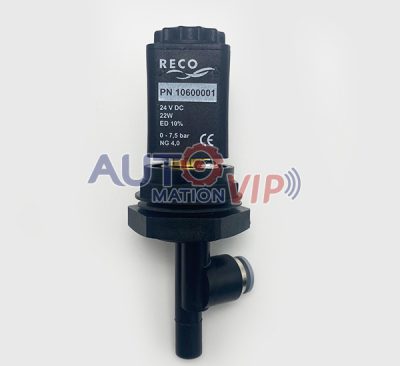 PN 10600001 24VDC 22W 0-7,5 bar RECO Solenoid Valve