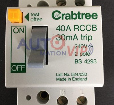 SB6000 524030 Crabtree Circuit Breaker