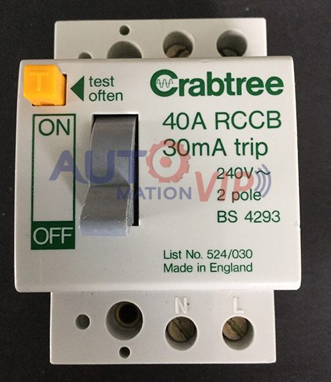 SB6000 524030 Crabtree Circuit Breaker