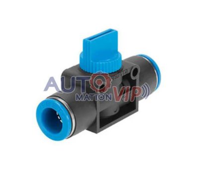Pneumatic check valves, On off valve, HE Series, HE-2-3/8-QS-10 53473, FESTO, Manual-Type Valves, Mechanical-Type Valves