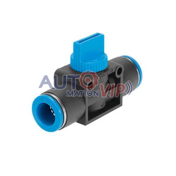 Pneumatic check valves, On off valve, HE Series, HE-2-3/8-QS-10 53473, FESTO, Manual-Type Valves, Mechanical-Type Valves