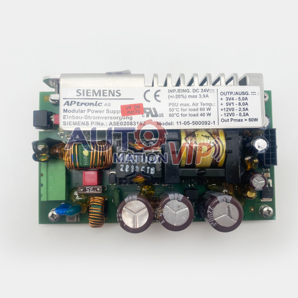 SIEMENS Modular Power Supply, 11-05-500092-1, A5E02083152