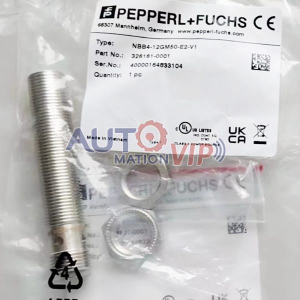 PEPPERL+FUCHS Inductive Sensor, NBB4-12GM50-E2-V1, NBB4-12GM50-E0-V1
