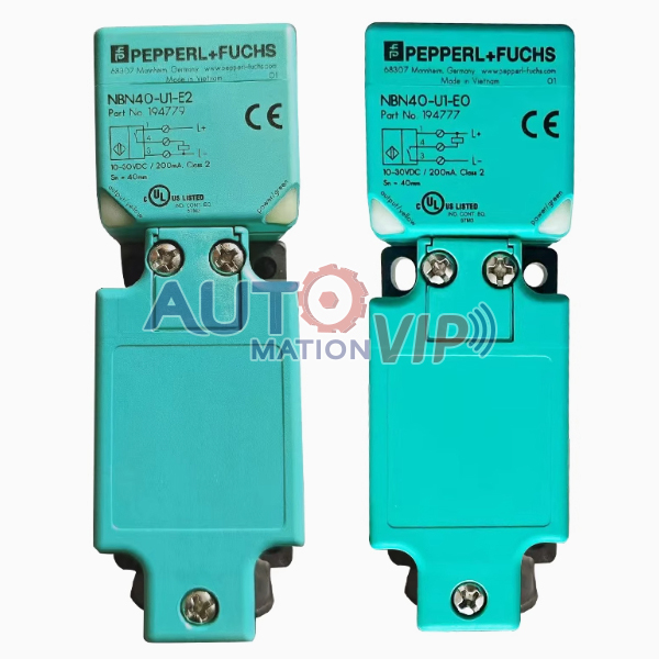 PEPPERL+FUCHS Inductive Sensor, NBN40-U1-E0, NBN40-U1-E2