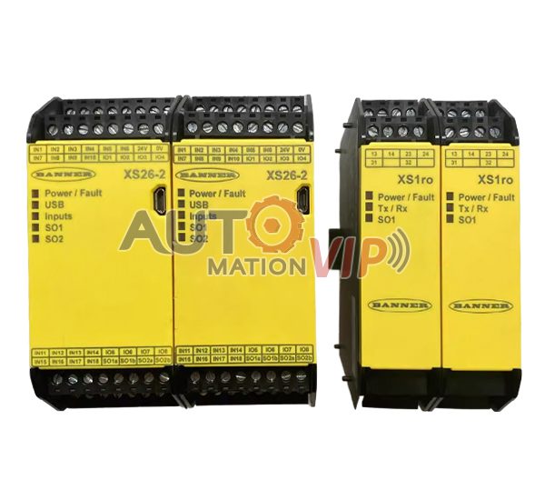 Banner Safety Controllers, XS26-2DE, XS2ro, XS26-2, XS1ro, Banner Engineering Expandable Safety Controllers