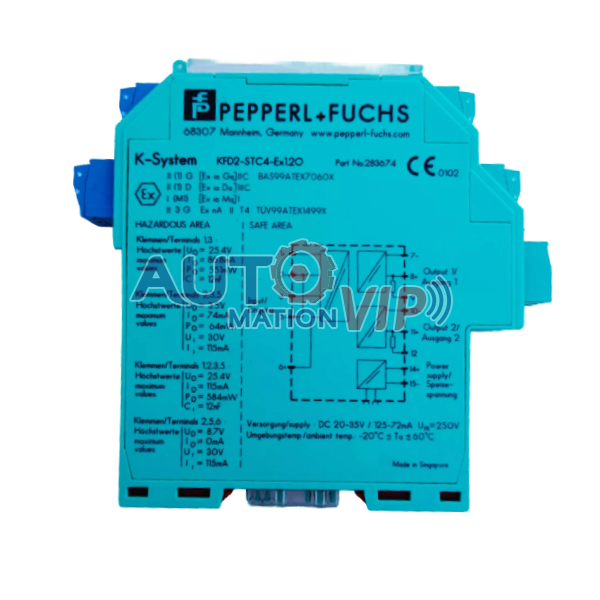 Pepperl+Fuchs Isolator, SMART Transmitter Power Supply, KFD2-STC4-Ex1.2O, KFD2-STC4-Ex1.20, KFD2-STC4-EX1, KFD2-STC5-Ex1, KFD2-STC5-1