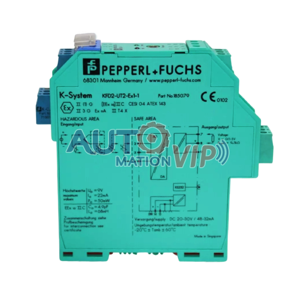 Pepperl+Fuchs Universal Temperature Converter, KFD2-UT2-Ex1, KFD2-UT2-Ex1-1, Pepperl+Fuchs Isolator