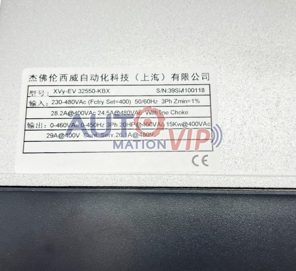 XVy-EV 32550-KBX SIEI SPA Inverter Drive 15kW 400VAC
