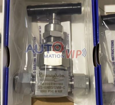 Swagelok Union Bonnet Needle Valve, Swagelok Valve, SS-6NBS12MM-G