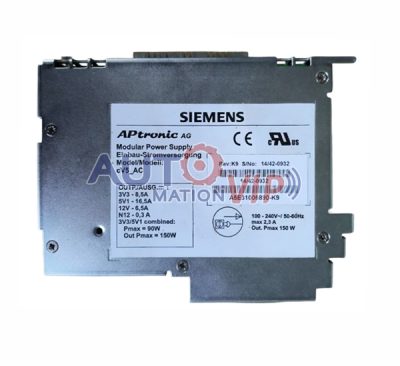 Siemens Power Supply, A5E31006890-K9, A5E30947477-H3, A5E00827437, A5E30947477-H4
