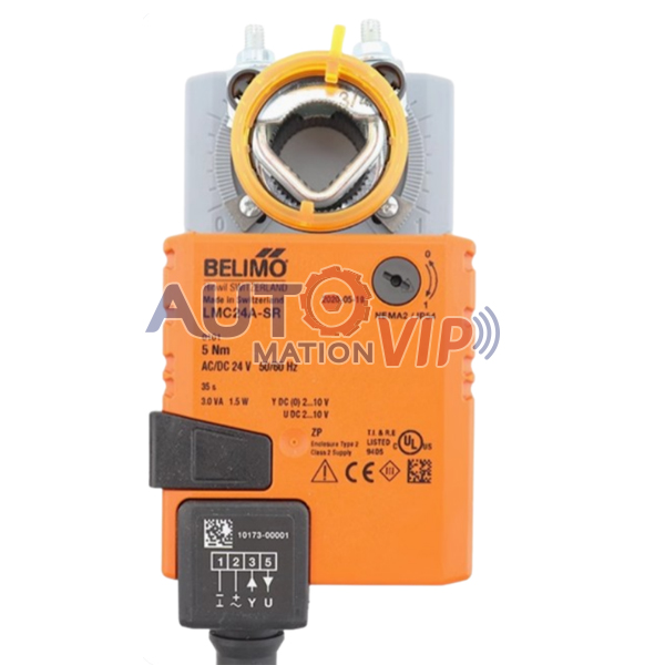 BELIMO Damper Actuator, LMC24A-SR, LMS24, LM24AX, LMC24A, LMS230, LM230AX, LMC230A, LMS24-SR, LM24AX-SR, NMS24, NM24AX, NMS24-SR, NM24AX-SR, SMS24-SR, SM24AX-SR