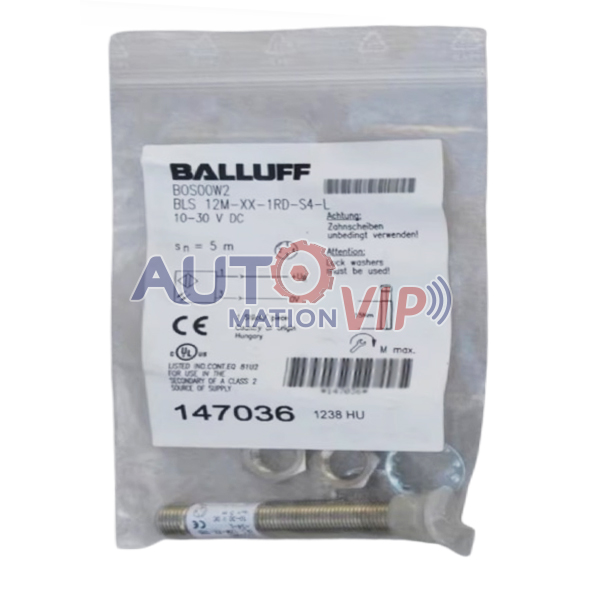 BALLUFF Through-beam Sensors, BOS00W2 BLS 12M-XX-1RD-S4-L