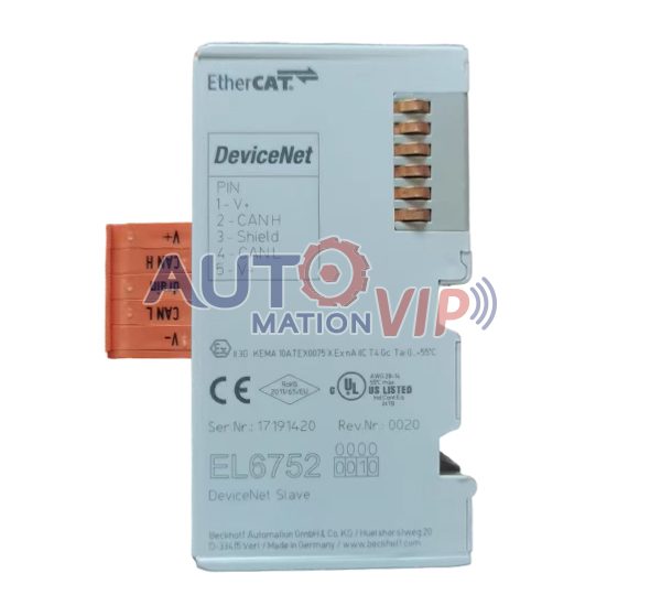 BECKHOFF EtherCAT Terminal, EL6752-0010, EL6751, EL6731, EL4002, EK1501, EL1809, EL2809, EL1859, EL1008, EL2008, EL9011, EL6752