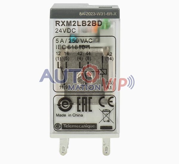 Schneider Electric Relay, RXM2LB1P7, RXM2LB2B7, RXM2LB2BD, RXM2LB2F7, RXM2LB2JD, RXM2LB2P7, RXM2LB1BD, RXM2LB1P7, RXM4LB1BD, RXM4LB1P7, RXZE1M2C, RXZE1M4C, RXM2AB1BD, RXM2AB1P7, RXM4AB1BD, RXM4AB1P7