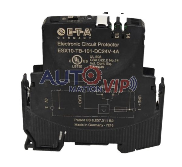 E-T-A Electronic Circuit Protector, ESX10-TB-101-DC24V-4A