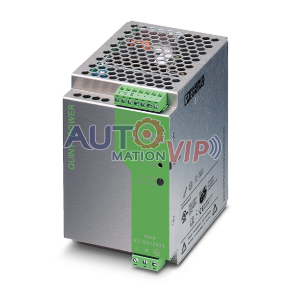 PHOENIX CONTACT Power Supply, QUINT-PS-100-240AC/12DC/10, 2938811