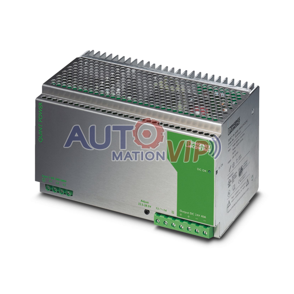 PHOENIX CONTACT Power Supply, QUINT-PS-3X400-500AC/24DC/40, 2938646