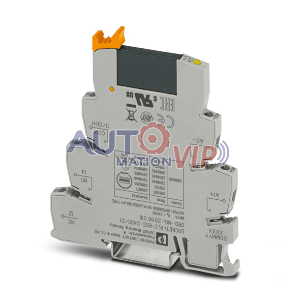 PHOENIX CONTACT Solid-state Relay Module, PLC-OSC-24DC/24DC/2, 2966634