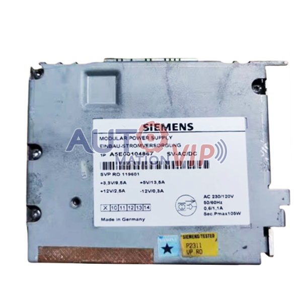 thumbnail image 2 of Siemens Simatic PC Modular Power Supply A5E00167497 / 6EW1881-8AA – Fully Tested, Used 2 of 4