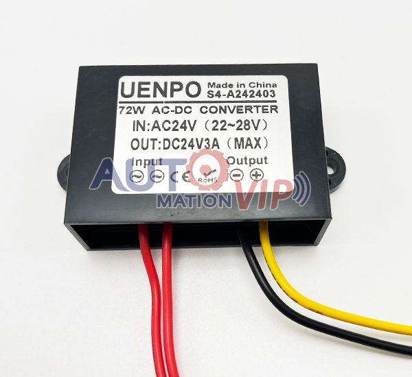 UENPO Power Supply AC-DC Converter Module (Model: S4-A242403) AC24V to DC24V