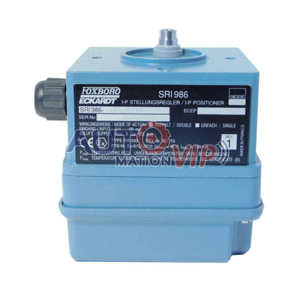 Foxboro/Eckardt Valve Positioner, SR1986-BIDS7ZZZNA