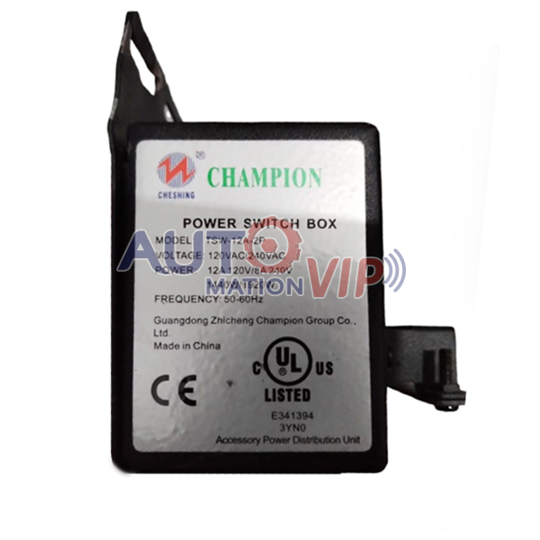 CHAMPION Power Switch Box, TSW-12A-2P
