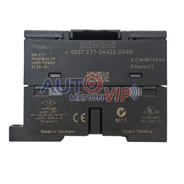 SIEMENS SIMATIC S7-200 PROFIBUS DP Slave Module, 6ES7 277-0AA22-0XA0