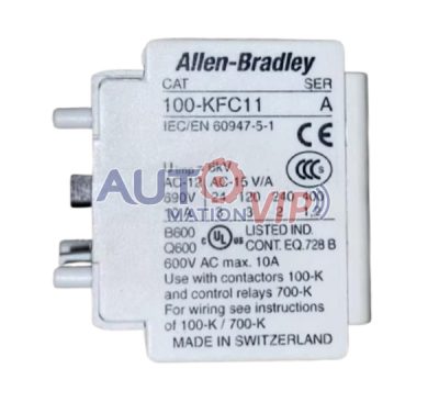 Allen Bradley Auxiliary Contact Block, 100-KFC11