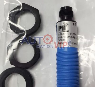 PIL Ultrasonic Proximity Sensor, P49-30-M18-PBT-I-CM12-S346, 516741